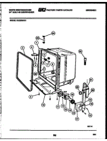 05 - Tub And Frame Parts parts for Frigidaire Dishwasher SU220NXRD1 from AppliancePartsPros.com