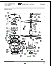 04 - Motor Pump Parts parts for Frigidaire Dishwasher SP560MXW3 from AppliancePartsPros.com