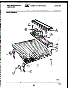 05 - Top And Miscellaneous Parts parts for Frigidaire Dishwasher SP560MXW3 from AppliancePartsPros.com