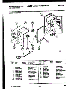 03 - Electrical Parts parts for Frigidaire Air Conditioner WAS226P2K1 from AppliancePartsPros.com