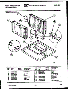 05 - System Parts parts for Frigidaire Air Conditioner WAS226P2K1 from AppliancePartsPros.com