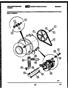 05 - Drive Components parts for Frigidaire Washer LT200PXD1 from AppliancePartsPros.com
