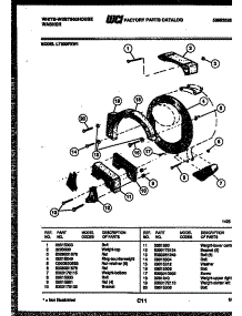06 - Counterweights parts for Frigidaire Washer LT200PXD1 from AppliancePartsPros.com