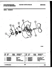 03 - Cam parts for Frigidaire Dishwasher SU220NXDR2 from AppliancePartsPros.com