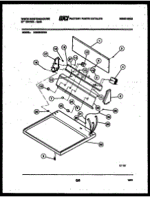 04 - Console And Control Parts parts for Frigidaire Dryer DG600KXH4 from AppliancePartsPros.com
