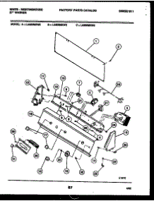 05 - Console And Control Parts parts for Frigidaire Washer LA600MXW2 from AppliancePartsPros.com