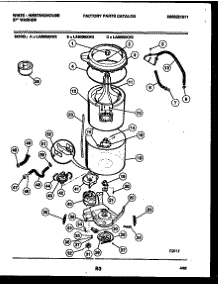 03 - Tub Detail parts for Frigidaire Washer LA800MXD2 from AppliancePartsPros.com