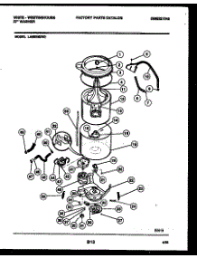 03 - Tub Detail parts for Frigidaire Washer LA560MXD2 from AppliancePartsPros.com