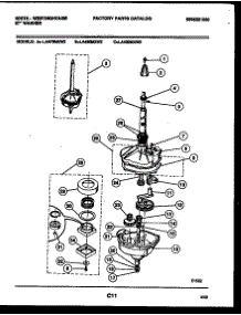 04 - Transmission Parts parts for Frigidaire Washer LA470MXD2 from AppliancePartsPros.com