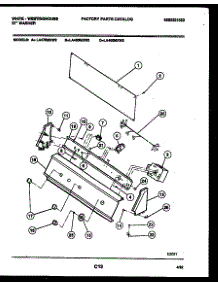 05 - Console And Control Parts parts for Frigidaire Washer LA400MXD2 from AppliancePartsPros.com