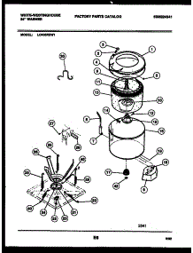 04 - Tub Detail parts for Frigidaire Washer LC400RXW1 from AppliancePartsPros.com