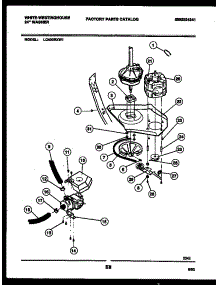 05 - Washer Drive System And Pump parts for Frigidaire Washer LC400RXW1 from AppliancePartsPros.com