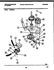 05 - Washer Drive System And Pump parts for Frigidaire Washer LC400RXW2 from AppliancePartsPros.com