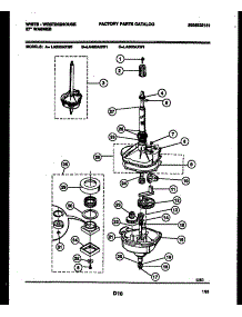 04 - Transmission Parts parts for Frigidaire Washer LA500AXW5 from AppliancePartsPros.com