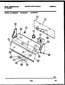 05 - Console And Control Parts parts for Frigidaire Washer LA400AXD1 from AppliancePartsPros.com
