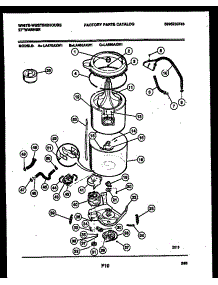 03 - Tub Detail parts for Frigidaire Washer LA470AXW1 from AppliancePartsPros.com