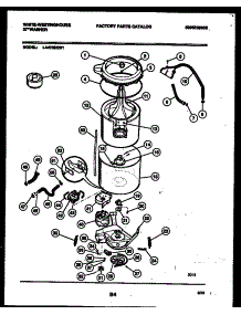 03 - Tub Detail parts for Frigidaire Washer LA470BXD1 from AppliancePartsPros.com