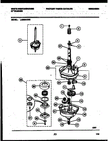 04 - Transmission Parts parts for Frigidaire Washer LA560AXD2 from AppliancePartsPros.com