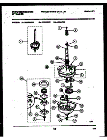 04 - Transmission Parts parts for Frigidaire Washer LA700AXW2 from AppliancePartsPros.com