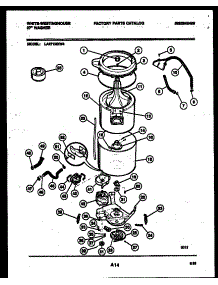 03 - Tub Detail parts for Frigidaire Washer LA271MXW4 from AppliancePartsPros.com