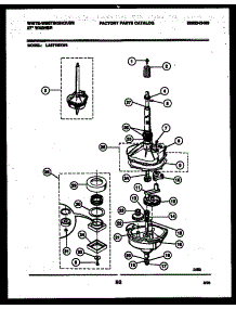 04 - Transmission Parts parts for Frigidaire Washer LA271MXW4 from AppliancePartsPros.com