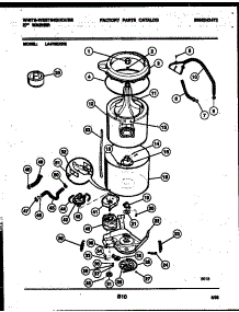 03 - Tub Detail parts for Frigidaire Washer LA470BXD2 from AppliancePartsPros.com