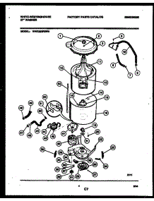 03 - Tub Detail parts for Frigidaire Washer WWX223RBW0 from AppliancePartsPros.com