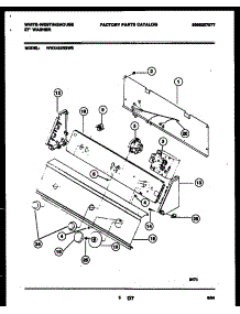 05 - Console And Control Parts parts for Frigidaire Washer WWX433RBW0 from AppliancePartsPros.com