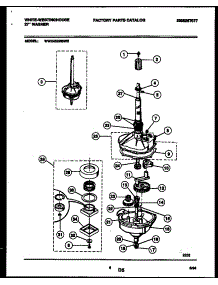 04 - Transmission Parts parts for Frigidaire Washer WWX433RBD0 from AppliancePartsPros.com