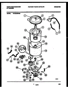 03 - Tub Detail parts for Frigidaire Washer WWX233RBS0 from AppliancePartsPros.com