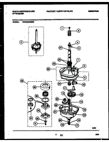04 - Transmission Parts parts for Frigidaire Washer WWX233RBS0 from AppliancePartsPros.com