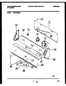 05 - Console And Control Parts parts for Frigidaire Washer WWX233RBS0 from AppliancePartsPros.com
