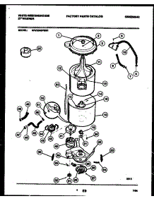 03 - Tub Detail parts for Frigidaire Washer WWX645PBS0 from AppliancePartsPros.com