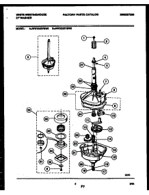 04 - Transmission Parts parts for Frigidaire Washer WWX233YBW0 from AppliancePartsPros.com