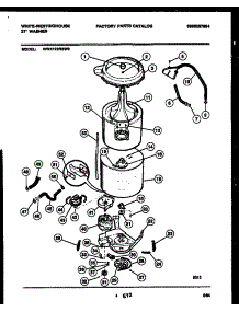 03 - Tub Detail parts for Frigidaire Washer WWX123RBW0 from AppliancePartsPros.com
