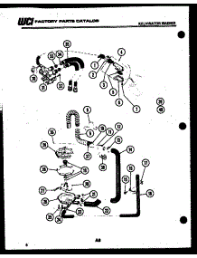04 - Pump, Water Valve, Water Inlet parts for Frigidaire Washer AW700C0W from AppliancePartsPros.com