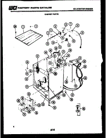 03 - Cabinet Parts parts for Frigidaire Washer AWS100C1W from AppliancePartsPros.com