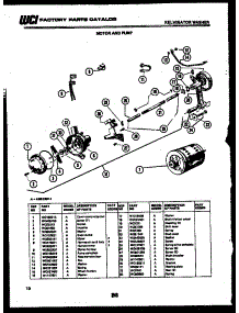 06 - Motor And Pump parts for Frigidaire Washer AWS100C1W from AppliancePartsPros.com