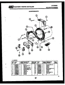 07 - Counterweights parts for Frigidaire Washer AWS100C1W from AppliancePartsPros.com