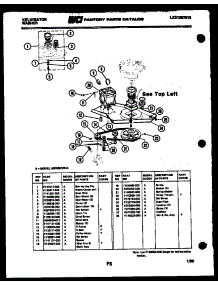 07 - Motor And Idler Arm Clutch parts for Frigidaire Washer AW700C1D from AppliancePartsPros.com