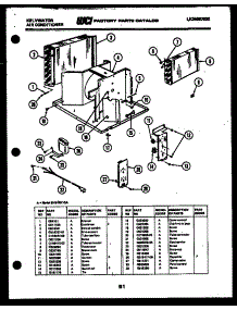 03 - Unit Parts parts for Frigidaire Air Conditioner SH310D1QA from AppliancePartsPros.com