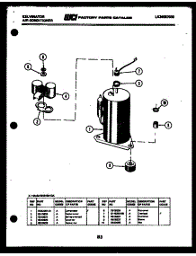 05 - Compressor parts for Frigidaire Air Conditioner SH310D1QA from AppliancePartsPros.com
