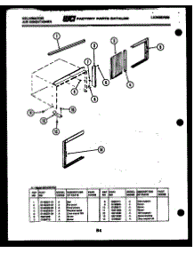 06 - Cabinet Parts parts for Frigidaire Air Conditioner SH310D1QA from AppliancePartsPros.com