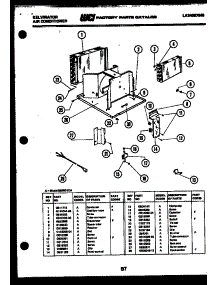03 - Unit Parts parts for Frigidaire Air Conditioner S208D1QA from AppliancePartsPros.com