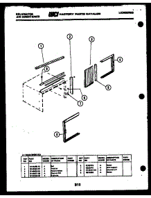 06 - Cabinet Parts parts for Frigidaire Air Conditioner S208D1QA from AppliancePartsPros.com