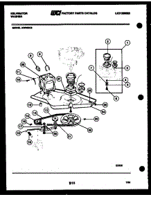 06 - Motor And Idler Arm Clutch parts for Frigidaire Washer AW900C2W from AppliancePartsPros.com