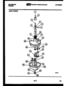 07 - Transmission Parts parts for Frigidaire Washer AW900C2W from AppliancePartsPros.com