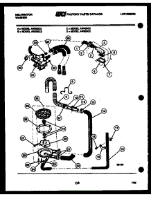 04 - Drain, Recirculate Parts parts for Frigidaire Washer AW200C2W from AppliancePartsPros.com
