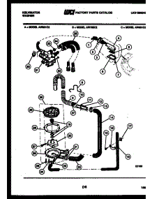 04 - Drain, Recirculate Parts parts for Frigidaire Washer AW700C2W from AppliancePartsPros.com