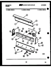 05 - Console And Control Parts parts for Frigidaire Washer AW700C2W from AppliancePartsPros.com